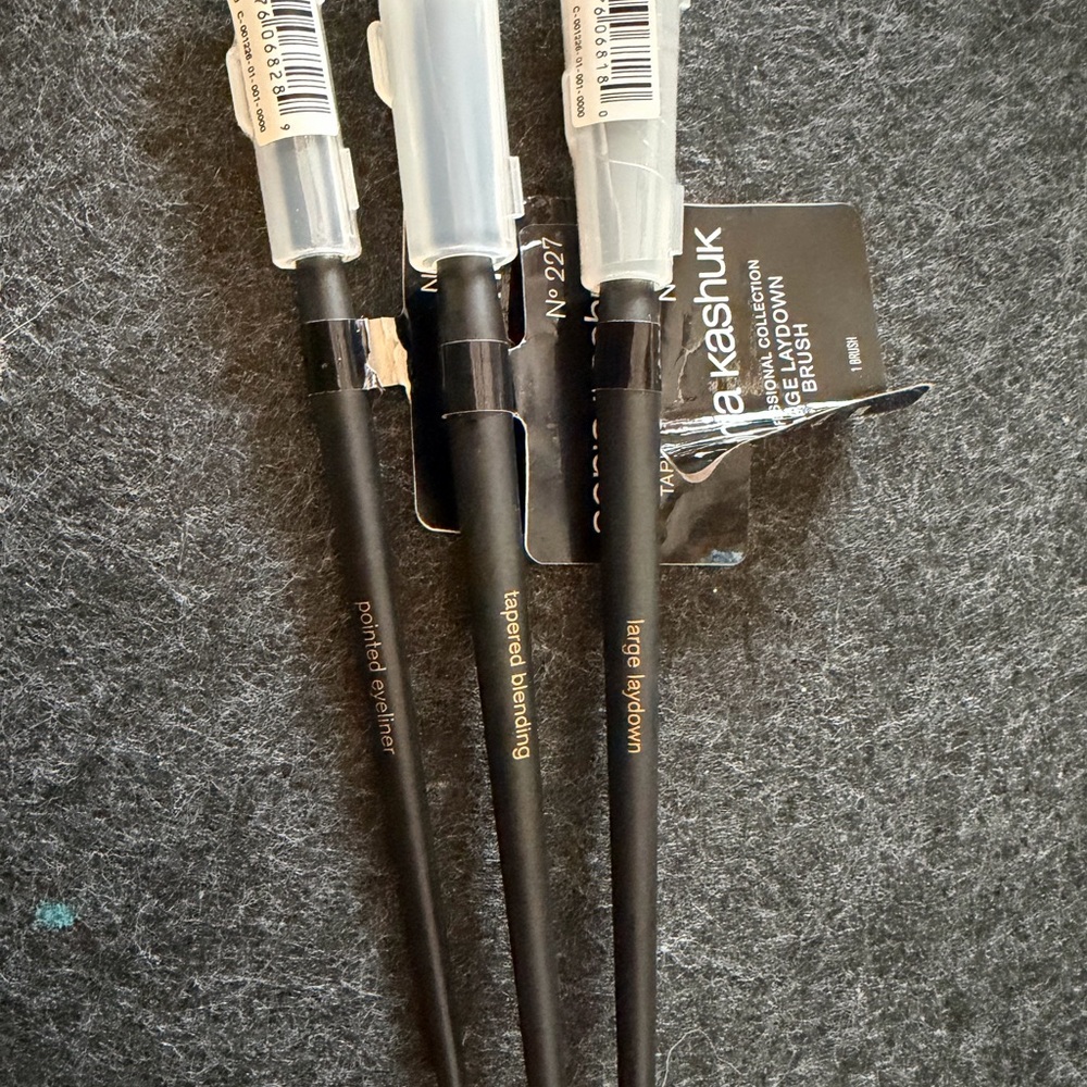 Sonia Kashuk Black Eye Brush Set with Clear Caps